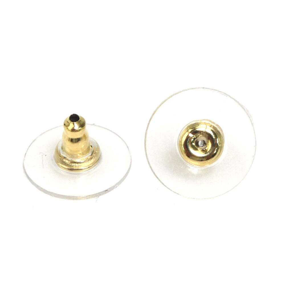 CHANEL Authentic Gold Logo Earrings - Picture 6 of 8
